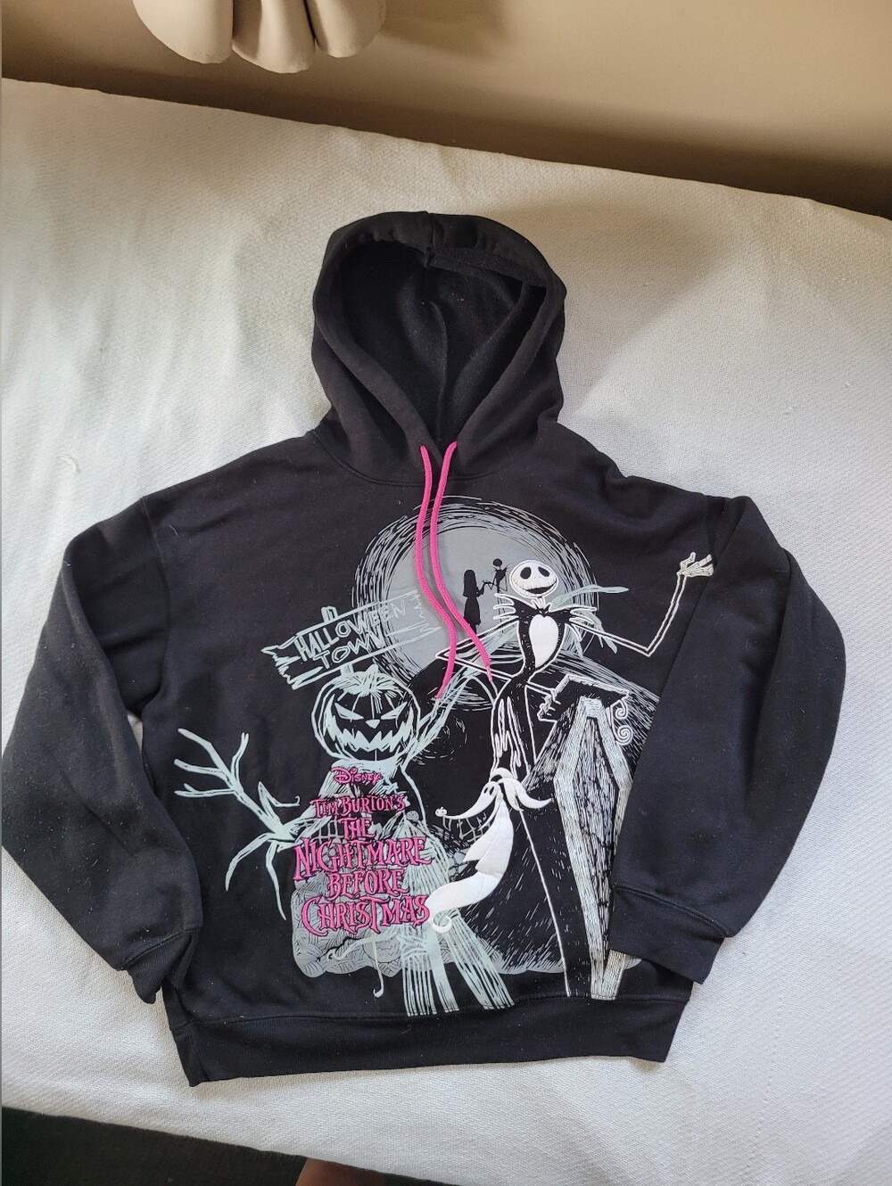 The Nightmare Before Christmas Black Graphic Hoodie